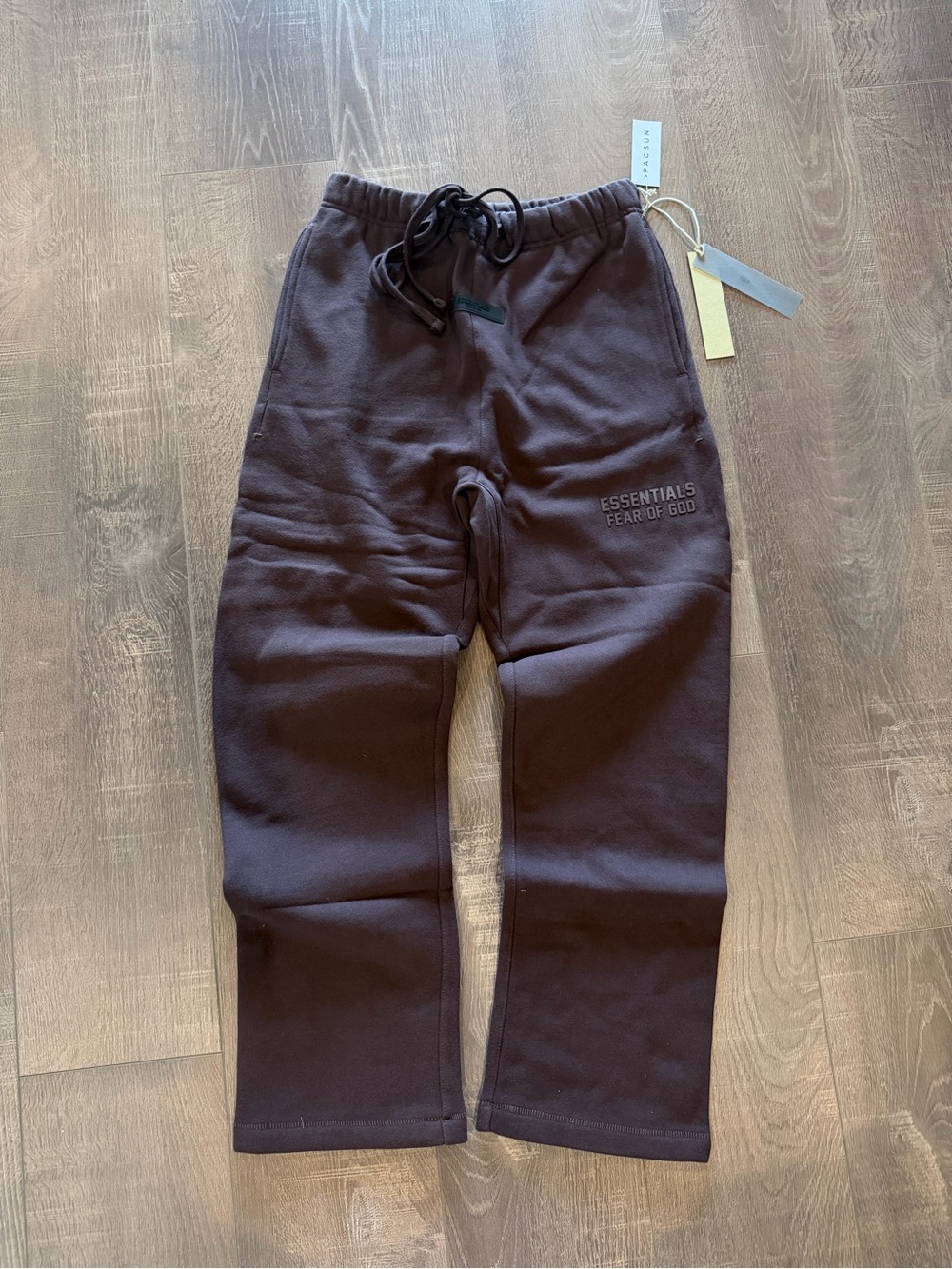 Essentials Fear Of God SS23 Plum Uncuffed Sweatpants